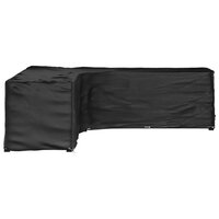 Tuinmeubelhoezen met 20 oogjes L-vormig 300x300x90 cm 2