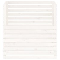 Compostbak 100x100x102 cm massief grenenhout wit 5