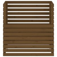 Compostbak 100x100x102 cm massief grenenhout honingbruin 5
