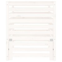 Compostbak 82,5x82,5x99,5 cm massief grenenhout wit 5