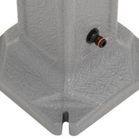 Waterzuil met kraan steen-look lichtgrijs 5