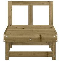 Tuinmiddenbanken 2 st ge&iuml;mpregneerd grenenhout 4