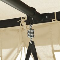 Schommelbank met prieel converteerbaar cr&egrave;mewit 5