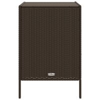Tuinkast 55x59x80 cm poly rattan bruin 8