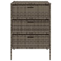 Tuinkast 55x59x80 cm poly rattan grijs 7