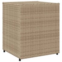 Tuinkast 55x59x69 cm poly rattan beige 9