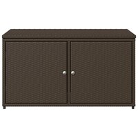 Tuinkast 110x55x60,5 cm poly rattan bruin 7