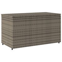 Tuinkast 110x55x60,5 cm poly rattan grijs 8