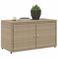 Tuinkast 110x55x60,5 cm poly rattan beige 4