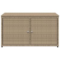 Tuinkast 110x55x60,5 cm poly rattan beige 7
