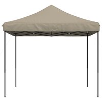 Partytent inklapbaar pop-up 292x292x315 cm taupe 3