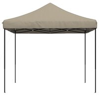 Partytent inklapbaar pop-up 292x292x315 cm taupe 4