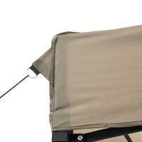 Partytent inklapbaar pop-up 292x292x315 cm taupe 7