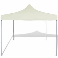 Partytent inklapbaar 3x3 m cr&egrave;me 2