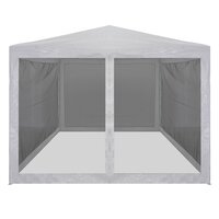 Partytent met 4 mesh zijwanden 4x3 m 2