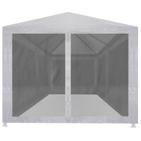 Partytent met 6 mesh zijwanden 6x3 m 2