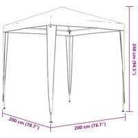 Partytent professioneel 2x2 m groen 8