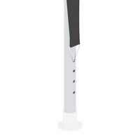 Partytent met zijwanden professioneel 90 g/m&sup2; 2x2 m antraciet 7