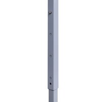 Partytent professioneel inklapbaar 2x2 m staal blauw 4