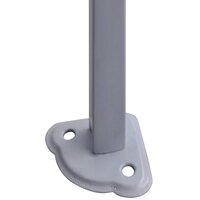 Partytent professioneel inklapbaar 2x2 m staal blauw 5