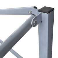 Partytent professioneel inklapbaar 2x2 m staal blauw 7