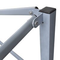 Partytent professioneel inklapbaar 2x2 m staal cr&egrave;me 7