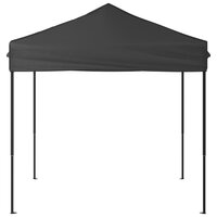 Partytent inklapbaar 2x2 m antracietkleurig 3