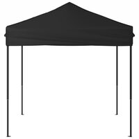 Partytent inklapbaar 2x2 m zwart 3