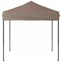 Partytent inklapbaar 2x2 m taupe 3