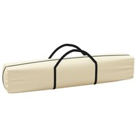 Partytent inklapbaar met zijwanden 2x2 m cr&egrave;mekleurig 8