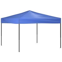 Partytent inklapbaar 3x3 m blauw 2