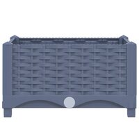 Plantenbak verhoogd 40x40x23 cm polypropyleen 3