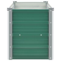 Plantenbak verhoogd 100x40x45 cm gegalvaniseerd staal groen 5