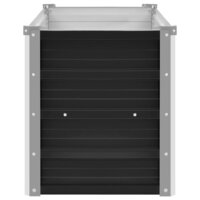 Plantenbak verhoogd 100x40x45 cm gegalvaniseerd staal antraciet 5