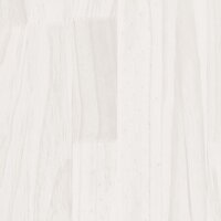 Plantenbak 31x31x31 cm massief grenenhout wit 7