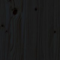 Plantenbak verhoogd hekontwerp 100x30x30 cm grenenhout zwart 8