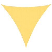 Zonnescherm HDPE driehoekig 3,6x3,6x3,6 m beige 2