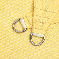 Zonnescherm HDPE driehoekig 3,6x3,6x3,6 m beige 6