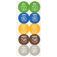 Vuilnisbakken 4 st stapelbaar 100 L antracietkleurig  9