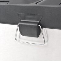 Pedaalemmer voor recycling 36 L roestvrij staal 4