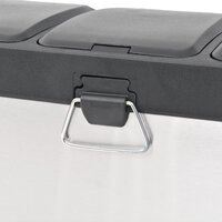 Pedaalemmer voor recycling 24 L roestvrij staal 4