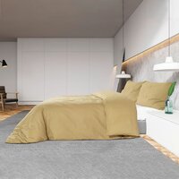 Dekbedovertrekset lichtgewicht 140x200 cm microvezel taupe 4