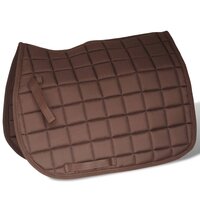 Echt lederen paardrijzadel 16&quot; 14 cm (5-in-1 set, bruin) 7