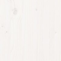 Tuinbank 80x38x45 cm massief grenenhout wit 7