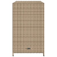Tuinkast 83x45x76 cm poly rattan beige 8