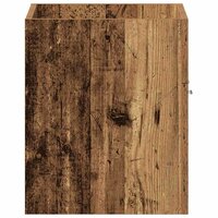 Wastafelkast 60x38,5x46 cm bewerkt hout oud houtkleurig 7