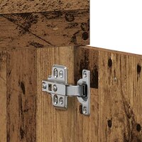 Wastafelkast 60x38,5x46 cm bewerkt hout oud houtkleurig 9