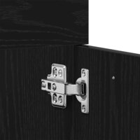 Wastafelkast 60x38,5x46 cm bewerkt hout zwart eikenkleurig 9