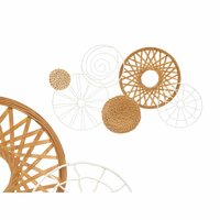 Wanddecoratie GiftDecor 23SMB1746 Wit Bruin Metaal 71,1 x 3,8 x 42,5 cm (4 Stuks) 2