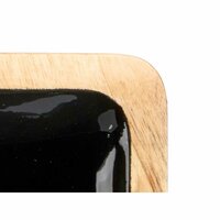 Dienblad met Vakjes GiftDecor MALI-941 B Zwart 46 x 3 x 17 cm (6 Stuks) 5